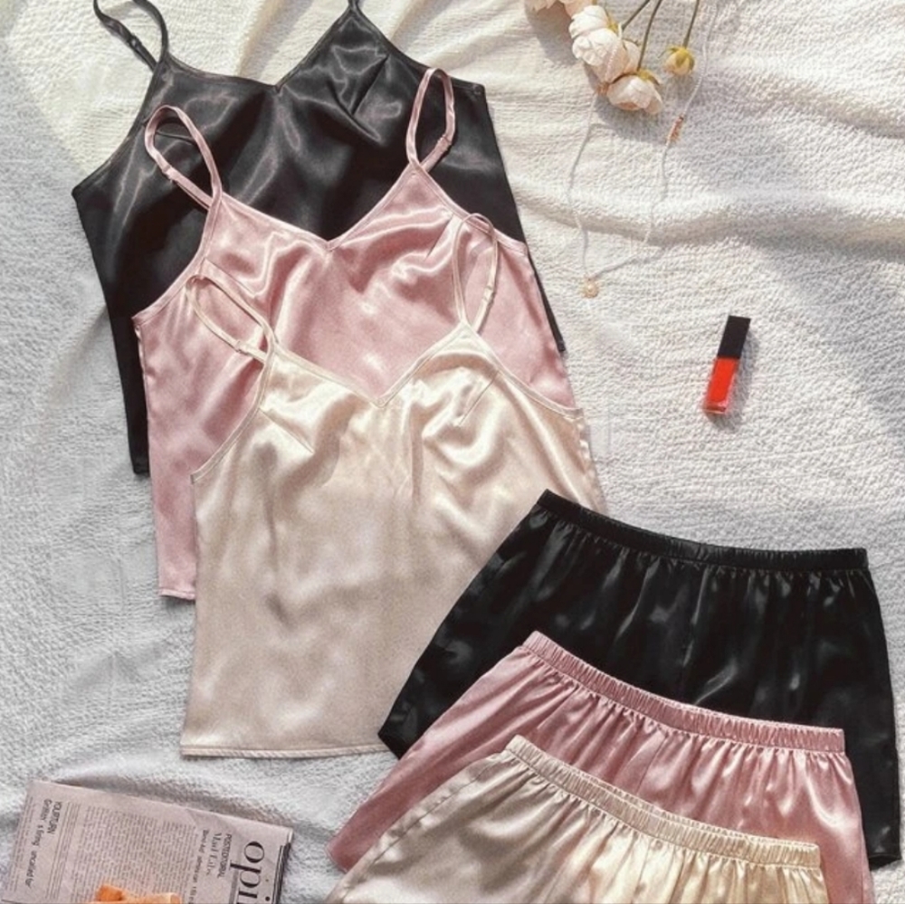 Silk pajamas